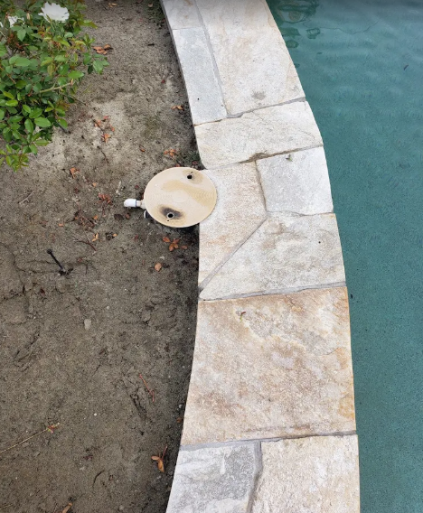 Pool coping and stone repair